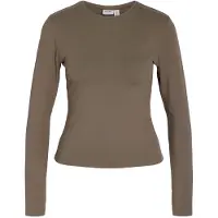 Noisy May Shirt 'NMAdriana' bruin gemêleerd