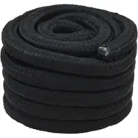 vidaXL Boottouw 5 mm 10 m Zwart