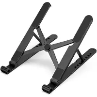 Famanu – Verstelbare laptopstandaard - draagbaar - geschikt voor laptops van 10–15,6 inch - duurzaam materiaal - stevig en ergonomisch voor comfortabel werken onderweg of thuis