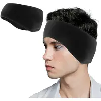 Famanu - Fleece oorwarmers hoofdband, winter oorwarmers voor mannen vrouwen oorbeschermers hardlopen yoga skiën paardrijden oorbedekking
