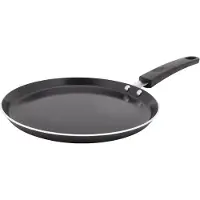 Markenlos Koekenpan van 25 cm met aluminium, een onderhoudsvriendelijke antiaanbaklaag, gelijkmatige warmteverdeling en geschikt voor gebruik op inductiekookplaten