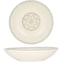 BY BONE Diepbord - Tessera - Porselein - 25 cm (1300cc) - set van 6
