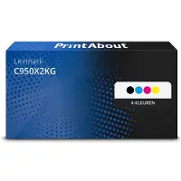 PrintAbout Huismerk Lexmark C950X2KG Toner Zwart Extra hoge capaciteit