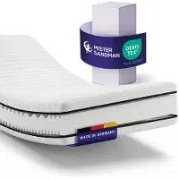 Mister sandman Matras 140 x 190 cm - Hoogte ca. 15 cm - Ergonomische matras - Koudschuimmatras met 7 zones - Matras 140 x 190 tweepersoons - Ademende matrassen - Matras Zacht