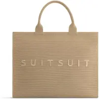 Suitsuit Reistas - Weekendtas dames - Reistas handbagage 34x43x15 cm - Sporttas dames - Fusion Reistas handbagage Iced Coffee - Bruin