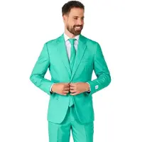 Oppo Merchandise Group B.V. Trendy Turquoise Kostuum | Groen | Maat 50