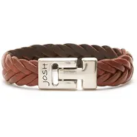 Josh Heren Leren Armband Cognac | 24001-bra