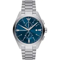 Emporio Armani Claudio Heren Horloge Zilverkleurig AR11541