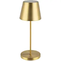 Assheuer & Pott Tafellamp Merle Goud - draadloze USB-C ledlamp met dockstation en afstandsbediening - IP54