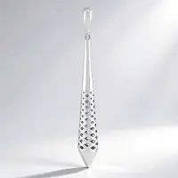 Cavill - Lange Zilveren Hanger - 925 Sterling Zilver Geplatineerd - Moderne Filigraan Geometrische Sieraden voor Dames - Elegant & Duurzaam