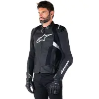 Alpinestars Missile V3 Airflow geperforeerde motorfiets lederen jas