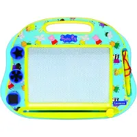 Pipsa Possu Magnetisch meerkleurig tekenbord Peppa Pig met accessoires A5 Formaat