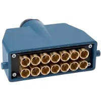 Tameson Messing Meervoudige Koppeling Snelkoppeling/insteeknippel 14x6 mm Push-in-aansluitingen