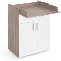 Vicco Commode Lena, Wit/Sonoma, 75.2 x 101.5 cm