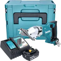 Makita DJS 800 RG1J accu vezelcementschaar 18 V borstelloos + 1x accu 6,0 Ah + oplader + Makpac
