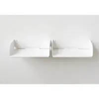 Famanu – Set van 2 onzichtbare zwevende wandplanken van 45 cm, geschikt voor grote boeken, strak en minimalistisch ontwerp