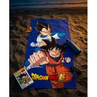 Aymax strandlaken Goku & Vegetta 70 x 140 cm