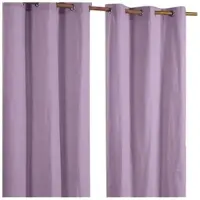 Homescapes gordijnen effen mauve set van 2 228 x 137 cm