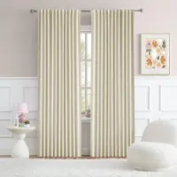 Famanu – Gordijnen 213 cm lengte achterste lus geplooide kamer verduisterende gordijnen voor slaapkamer eetkamer patio glazen schuifdeuren gordijnen woonkamer gordijnen 70 W x 84 l 2
