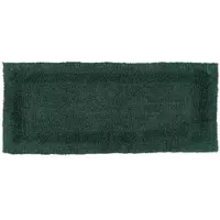 Homescapes badloper bosgroen 40x100 cm gemaakt van 100% katoen