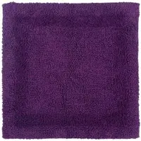 Homescapes douchemat paars 50x50 cm gemaakt van 100% katoen