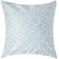 Homescapes Blauwe geometrische kussenhoes 60 x 60 cm