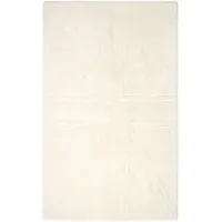 Homescapes Laagpolig vloerkleed Union Jack Effen Britse Vlag Natuurlijk Wit 50 x 80 cm