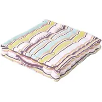 Homescapes zitkussen Osaka Groen 50 x 50 x 10 cm 100% katoen & polyester