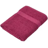 Homescapes XXL Turkse katoenen handdoek, donkerrood