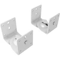 Multibrackets luidspreker muurbeugel set voor kleine luidsprekers - tot 5 kg / wit