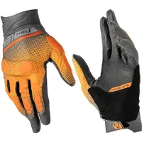 Leatt ADV X-Flow 5.5 Kort Mist Grijs Rode Handschoenen Maat 2XL
