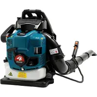 OEM Benzine-ruggzakblazer, 4-takt motor, instelbare snelheid, blauw