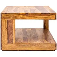 Invicta Salontafel van massief fijn hout GIANT 60 cm Sheesham Stone Finish - 36331