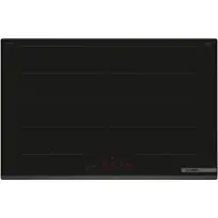 Bosch Inductiekookplaat - - 4 branders - 52,2 x 80,2 x 5,1 cm - PXY83KHC1E - Zwart