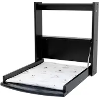 BabyTrold - Changing table for wall incl. mattress Black