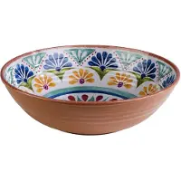 Aps Schaal Arabesque - melamine schaal met terracotta decor - 31 cm - 3 liter