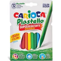Carioca - Plastic waskrijtjes - 12 Stuks