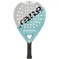 Sane Padel Assasin Tactic Alutex Padel Racket Blauw 355-375 gr