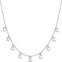 Luxenter Gerhodineerd Briljant Zirkonia Ketting - Sadil