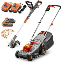 FUXTEC 20V Akku Garten-Set FX-E1RM20ECO & FX-E1 RT20 mit Akku und Ladegerät