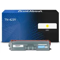 PrintAbout Huismerk vervangt Brother TN-423Y Toner Geel Hoge capaciteit