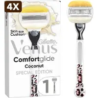 Gillette venus 4 x Comfortglide Coconut - 1 Scheermes - 1 Scheermesje