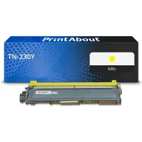 PrintAbout Huismerk vervangt Brother TN-230Y Toner Geel
