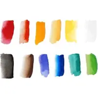MAGI aquarelverf set pocketbox 12 napjes basiskleuren