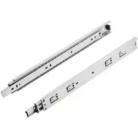 Sotech 1 paar volledig uittrekbare rails KV-50-H45-L550-NF 550 mm (belastbaar tot 50 kg, hoogte 45 mm, staalverzinkt) Kogellager ladegeleider