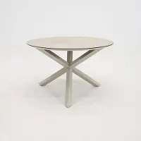 Vita Tuintafel Rotonda 120 cm crème