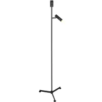 Steinhauer Stang LED Vloerlamp | 2x E27 3W 2700K 250lm | Dimbaar | Zwart