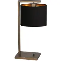 Steinhauer Tafellamp Stang met zwarte kap