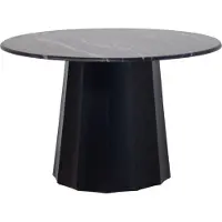 Giga Meubel Eettafel Bodhi Rond Marmer Zwart 120cm