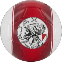 Ajax -minibal wit/rood/wit